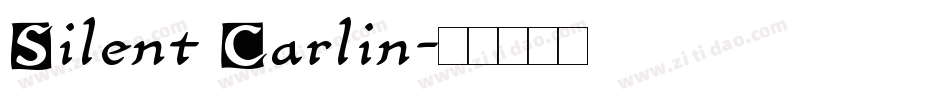 Silent Carlin字体转换